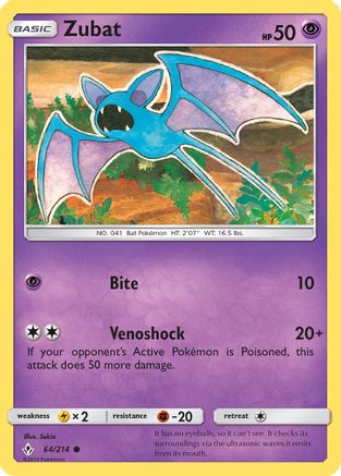 Zubat 64/214 - [SM  Unbroken Bonds]