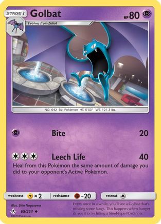 Golbat (65/214) [Soleil et Lune : liens ininterrompus] 