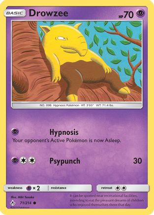 Drowzee (71/214) [Soleil et Lune : liens ininterrompus] 