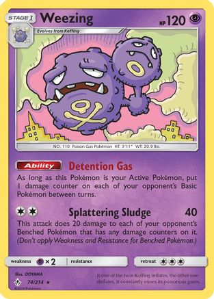 Weezing 74/214 - [SM  Unbroken Bonds]