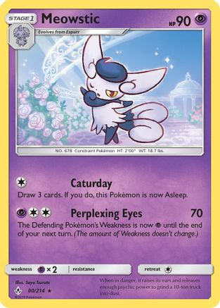 Meowstic 80/214 - [SM  Unbroken Bonds]