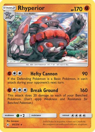 Rhyperior 95/214 - [SM  Unbroken Bonds]