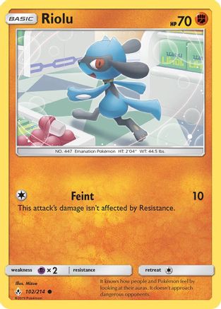 Riolu (102/214) [Soleil et Lune : liens ininterrompus] 