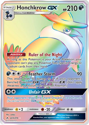 Honchkrow GX (223/214) [Soleil et Lune : liens ininterrompus] 