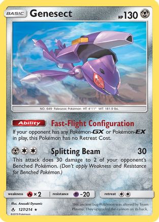 Genesect (127/214) [Soleil et Lune : liens ininterrompus] 