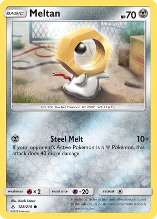 Meltan 128/214 - [SM  Unbroken Bonds]