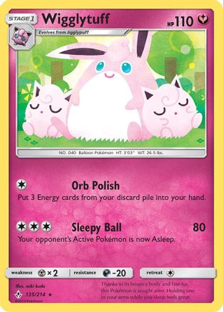 Wigglytuff 135/214 - [SM  Unbroken Bonds]