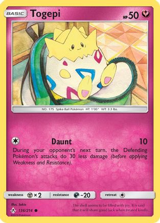 Togepi 136/214 - [SM  Unbroken Bonds]