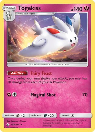 Togekiss 138/214 - [SM  Unbroken Bonds] Holofoil