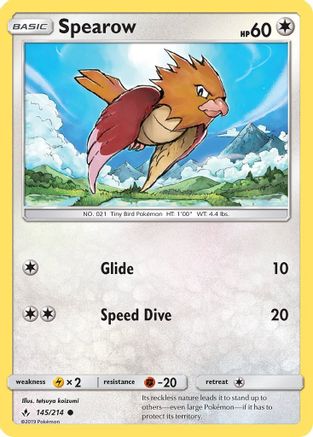 Spearow (145/214) [Soleil et Lune : liens ininterrompus] 