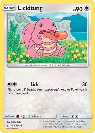 Lickitung (152/214) [Soleil et Lune : liens ininterrompus] 