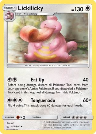 Lickilicky 153/214 - [SM  Unbroken Bonds]