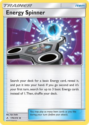 Energy Spinner (170/214) [Soleil et Lune : liens ininterrompus] 