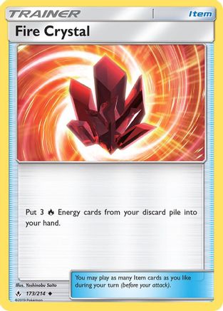 Fire Crystal 173/214 - [SM  Unbroken Bonds]
