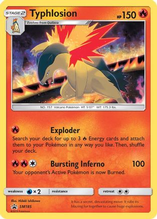 Typhlosion - SM185 SM185/248 - [SM Promos] Holofoil