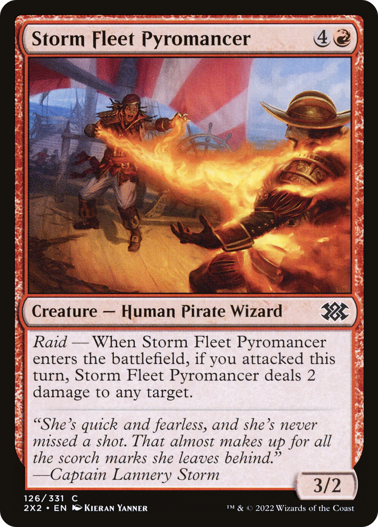 Storm Fleet Pyromancer (2X2-126) - [Double Masters 2022]