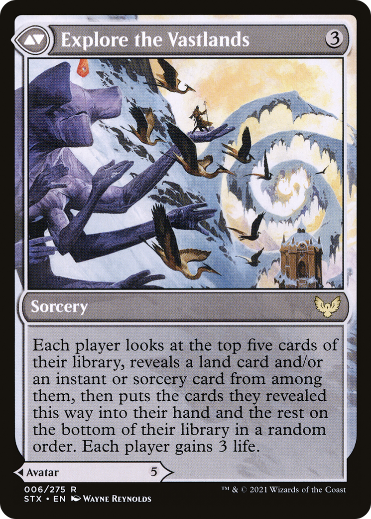 Wandering Archaic // Explore the Vastlands (STX-006) - [Strixhaven: School of Mages] Foil