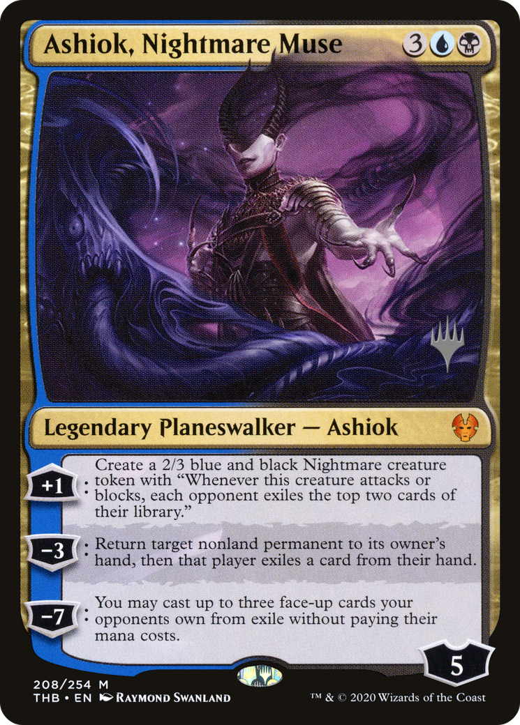 Ashiok, Nightmare Muse (PTHB-208P) - [Theros Beyond Death Promos] Foil