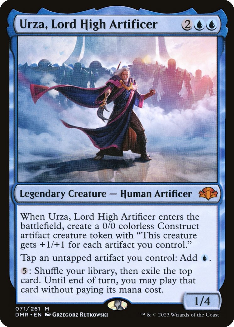 Urza, Lord High Artificer (DMR-071) - [Dominaria Remastered] Foil