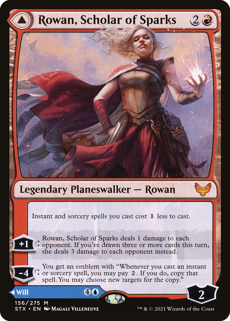 Rowan, Scholar of Sparks (STX-156) - [Strixhaven: School of Mages] Foil