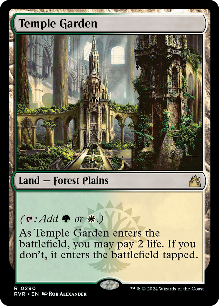 Temple Garden (RVR-290) - [Ravnica Remastered]