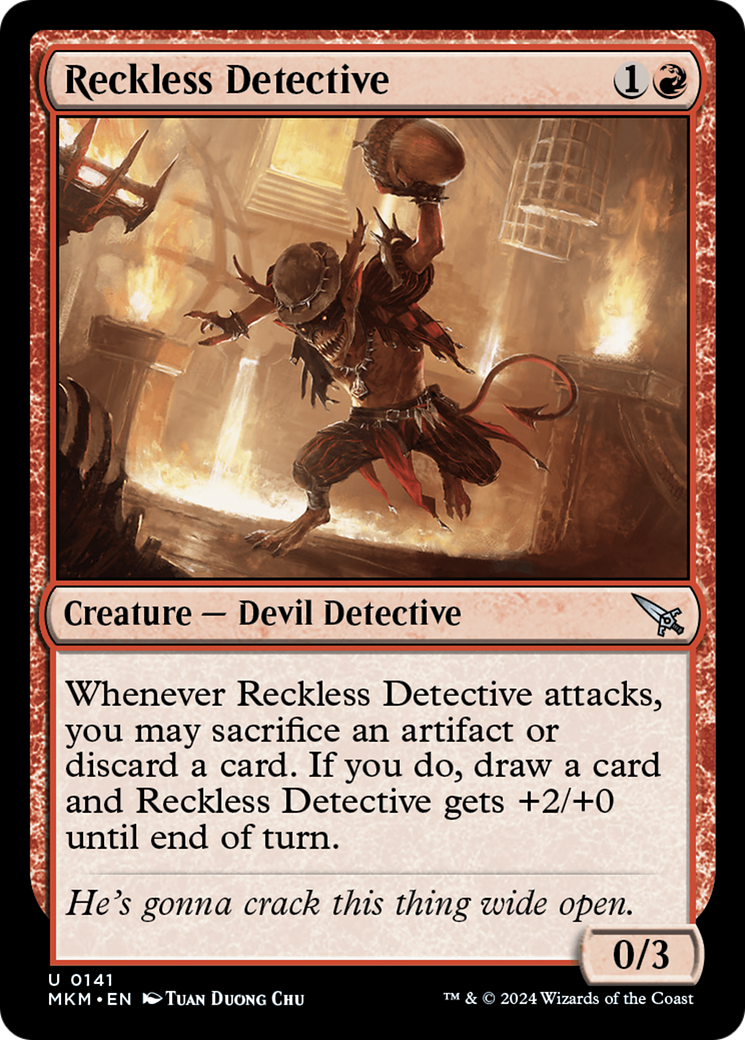 Reckless Detective (MKM-141) - [Murders at Karlov Manor]