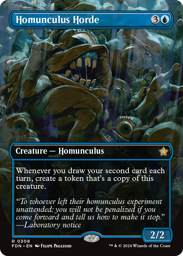 Homunculus Horde (FDN-308) - [Foundations] (Borderless) Foil