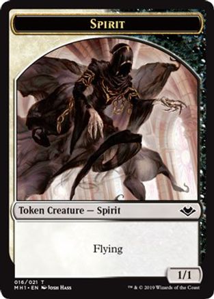 Spirit Token (MH1-016) - [Modern Horizons] Foil