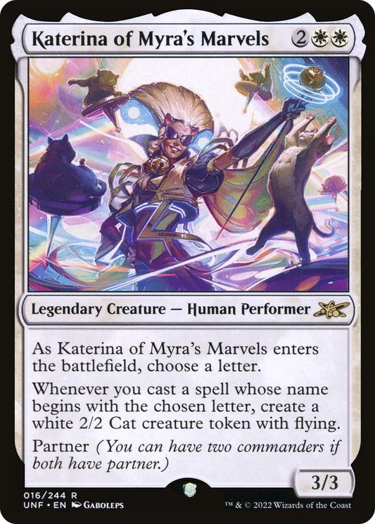 Katerina of Myra's Marvels (UNF-016) - [Unfinity] Foil