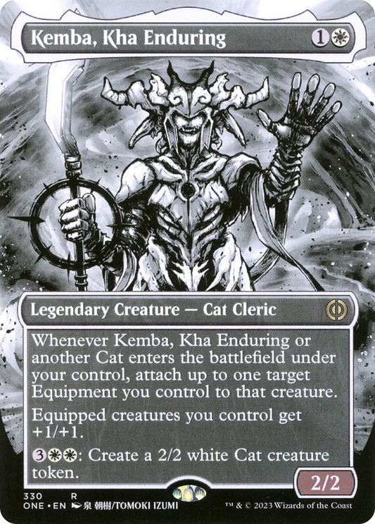 Kemba, Kha Enduring (ONE-330) - [Phyrexia: All Will Be One]: (Showcase) (Borderless)