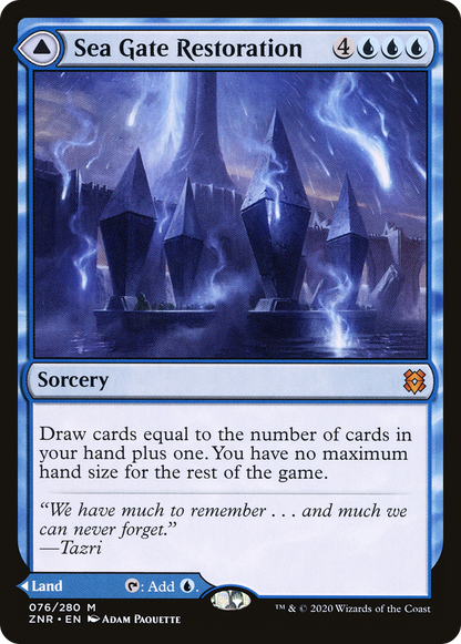 Sea Gate Restoration // Sea Gate, Reborn (ZNR-076) - [Zendikar Rising] Foil