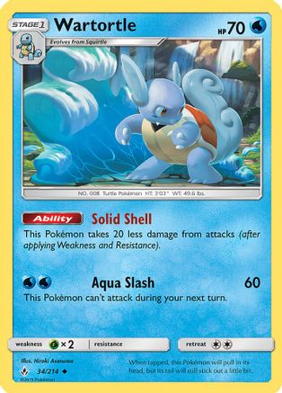 Wartortle (34/214) (Promo Collection Premium) [Soleil et Lune : Liens ininterrompus] 