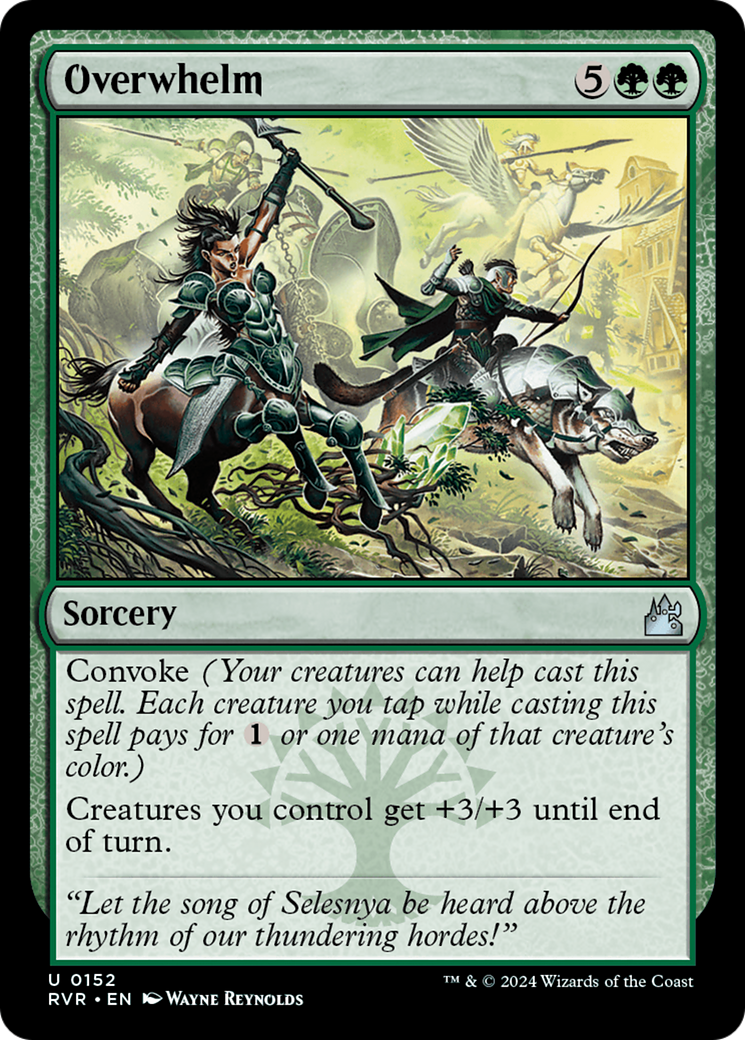 Overwhelm (RVR-152) - [Ravnica Remastered] Foil