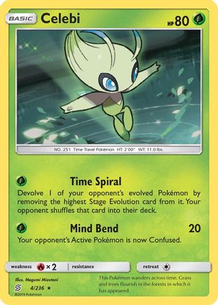 Celebi 4/236 - [SM  Unified Minds] Holofoil