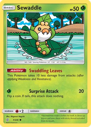 Sewaddle (7/236) [Soleil et Lune : Esprits unifiés] 