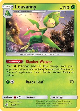 Leavanny (9/236) [Soleil et Lune : Esprits unifiés] 