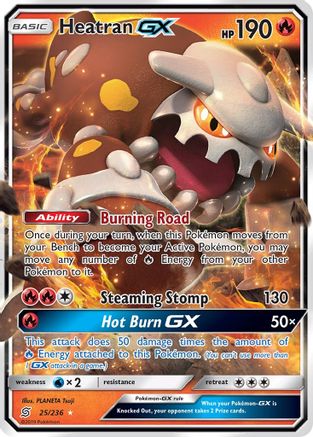 Heatran GX (25/236) [Soleil et Lune : Esprits unifiés] 