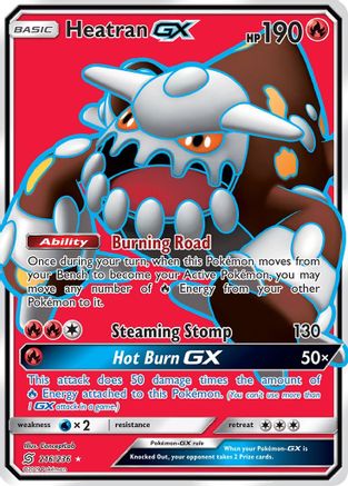 Heatran GX (Full Art) 216/236 - [SM  Unified Minds] Holofoil
