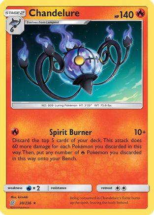 Chandelure 30/236 - [SM  Unified Minds] Holofoil