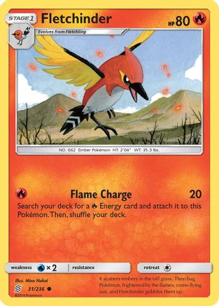 Fletchinder (31/236) [Sun & Moon: Unified Minds]