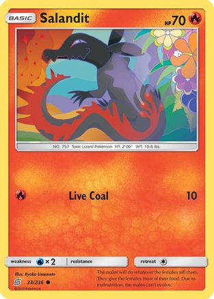 Salandit (33/236) [Soleil et Lune : Esprits unifiés] 