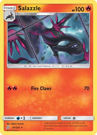 Salazzle (34/236) [Soleil et Lune : Esprits unifiés] 