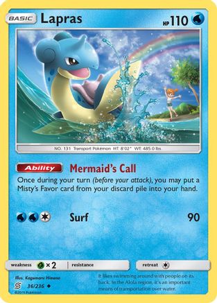 Lapras (36/236) [Soleil et Lune : Esprits unifiés] 