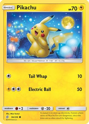 Pikachu (56/236) [Soleil et Lune : Esprits unifiés] 