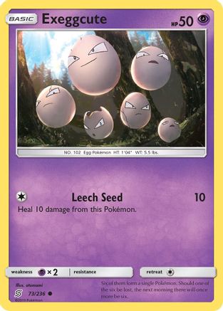 Exeggcute (73/236) [Soleil et Lune : Esprits unifiés] 