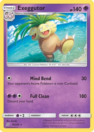 Exeggutor (74/236) [Soleil et Lune : Esprits unifiés] 