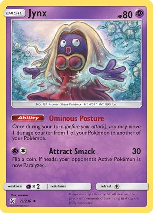 Jynx (76/236) [Soleil et Lune : Esprits unifiés] 