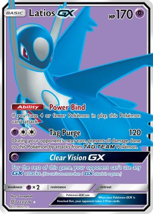 Latios GX (Full Art) 223/236 - [SM  Unified Minds] Holofoil