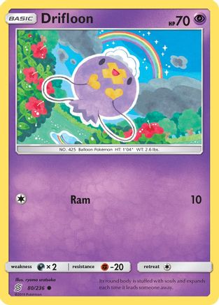 Drifloon (80/236) [Soleil et Lune : Esprits unifiés] 