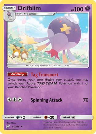 Drifblim 81/236 - [SM  Unified Minds]